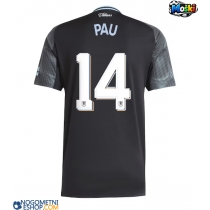 Moški Nogometni dresi Aston Villa Pau Torres #14 Gostujoči 2025-26 Kratek Rokav